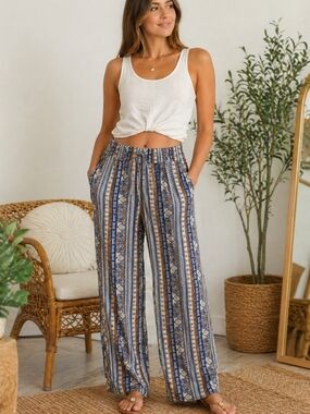 SO Women’s Boho Print Pants – Size Large